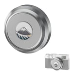 NEEWER Bouchon d'Objectif pour X100V & X100VI,Couvercle Protection d'Objectif en Alliage d'Aluminium à Clipser avec Intérieur Résistant aux Rayures,Compatible avec Fujifilm X100V & X100VI,Argent,CA112