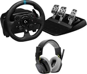 G923 Volant De Course Et Pédales,Retour De Force Trueforce + Astro A10 Casque De Gamer Gen 2 Filaire,Xbox Series X|S,Xbox One,Pc,N