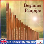 15 Pipe G Key Pan Flute Bamboo Panpipes Chinese Traditional Woodwind Instruments