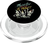 Thank God The End is Near Skeletons Halloween Nouvel An PopSockets PopGrip pour MagSafe