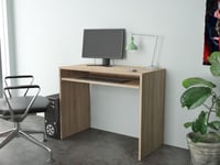 1 XKIT BUREAU 90X45XH74 CM 1 ETAGERE CHENE