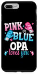 iPhone 7 Plus/8 Plus Pink Or Blue Opa Loves You Boxing Gender Reveal Party Case