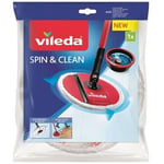 Vileda Mop Refill Pad for Spin and Clean Mops 100% Microfibre Machine Washable