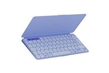 Clavier pour tablette Logitech Keys-To-Go 2, clavier Bluetooth universel - Lilas