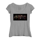 T-Shirt Femme Col Echancré Photo De Classe Street Fighter Jeux Videos