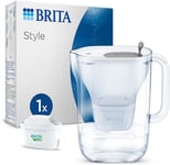 BRITA Style Water Filter Jug Grey (2.4L) Incl. 1X MAXTRA PRO All-In-1 Cartridge