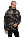 Brandit Teddyfleece Worker Jacket, Darkcamo, 6XL