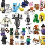 Minecraft Mini Figurset 29 stycken Mini Figur Barnpresent