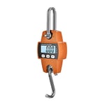 TASGK Balance Suspendue 300kg / 600lbs avec écran LCD Mini-Grue numérique Grue Portable Professionnelle Numérique avec Capteur Précis pour Pêche à Ferme en Plein Air,Orange