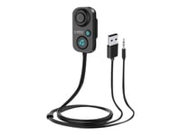 SAVIO TR-13 - Bluetooth hands-free / FM transmitter för mobiltelefon - svart