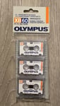 Olympus Microcassette Recorder Tapes XB60 MC-60 NEW & SEALED Dictaphone
