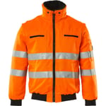 PILOTJAKKE, 4XL, HI-VIS ORANGE