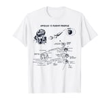 50th Anniversary Apollo 13 Flight Profile - Apollo 13 Gift T-Shirt