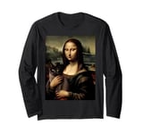 Monalisa with cat Long Sleeve T-Shirt