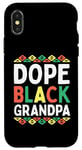 Coque pour iPhone X/XS Black Grandpa Afro-American Black History Month Pride