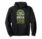 Alligators Make Me Smile You Not So Much Bohemian Rainbow Pullover Hoodie