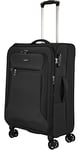 D&N Travel Line 6404 Bagage Cabine, 68 cm, 70 liters, Noir (Schwarz)