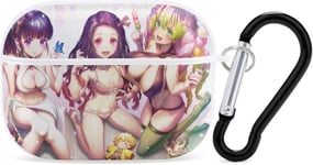 Demon Slayer : Demon Slayer : Demon Slayer Airpods Pro Case, Airpods Pro Bluetooth Headphone Set, Airpods Protective Case, Housse de protection, Antichoc, ¿¿tanche, Anti-poussi¿¿re, Anti-