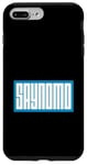 Coque pour iPhone 7 Plus/8 Plus Bleu SAYNOMO (Say No More) Bleu Couleur Graphique