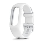 Garmin Unisexe – Vivosmart 5 S/M Bracelet Interchangeable en Silicone Blanc pièces en polymère renforcé de Fibres – Circonférence : 122-188 mm