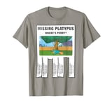 Disney Phineas and Ferb Missing Platypus Where's Perry? T-Shirt