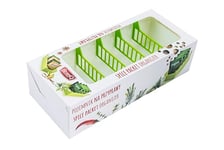 Branq Organiseur de Cuisine en Plastique Vert 35 x 34,39 x 14 cm