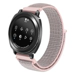 Samsung Galaxy Watch (46mm) kellolle nailoni vaihto ranneke missä tarranauha kiinnitys - Pinkki