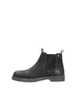 Jack & Jones Homme JFWLEYTON Leather Pirate Black Bottes, 40 EU