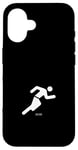 Coque pour iPhone 16 Équipement officiel Runner Icon Designer Graphic