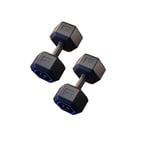 MAGIC SELECT Lot De 2 Haltères 7,5 KG en PVC Et Fer à Sable, Poids De Gymnastique, Haltères Antidérapants, Idéaux pour La Musculation Et La Gym à Domicile, Poids De Fitness Ergonomiques.