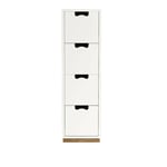 Asplund - Snow Drawer J4 - White, Eksockel - Byråer