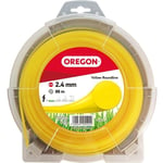 Oregon - Fil débroussailleuse Rond Nylon Jaune ø2.4mm/88m 69-364-Y