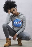 Urban Classics NASA hoodie dam (Svart,S)