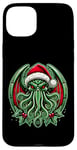 Coque pour iPhone 15 Plus Cthulhu Christmas Lovecraft et Miskatonic Necronomicon