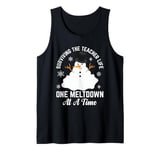 Surviving The Teacher Life One Meltdown At A Time Tank Top