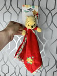 BNWT Disney Baby Winnie The Pooh Red Comforter Soft Toy Rainbow Designs