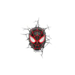 3D Marvel Spider-Man Miles Morales Face Light