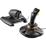 ThrustMaster T-16000M FCS HOTAS joystick et manette des gaz compatible PC Noir/Orange