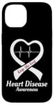 iPhone 14 Heart Disease Awareness Keep The Beat Valentines Case