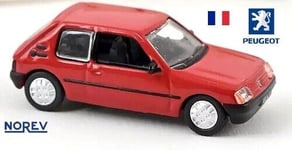 Peugeot 205 XR (1985) 3 portes rouge - NOREV - Echelle 1/87 - Ho