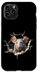 iPhone 11 Pro Mouse Hole Peeking Mice Cute Mouse Costume Boys Girls Men Case