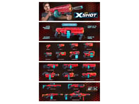 X-Shot Excel Fortress 40-Dart Capacity Barrel Foam Dart Blaster (48 Darts)