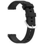 Silikonarmbånd for Garmin Lily 2 / Lily 2 Active - Svart