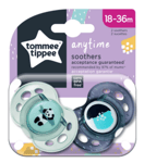 Tommee Tippee Soothers Dummy 18-36 Months Orthodontic Pack Of 2 Dummies Large