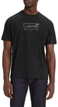 Levi's Men's Ss Relaxed Fit Tee T-Shirt, Batwing Logo Caviar, S