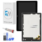 Cran Tactile Et Lcd Assembl S Pour Huawei Mediapad T3 10" Ags-L03 Ags-L09 Ags-W09 Noir Avec Lot D'outils Et Colle Uv