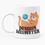 Dungeon Meowster - DnD Cat Mug