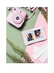 Fujifilm Instax Instax Mini 12 Instant Camera With Case, Photo Album, Stickers &Amp; 10 Shot Film Pack - Blossom Pink