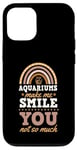 iPhone 12/12 Pro Aquariums Make Me Smile You Not So Much Bohemian Rainbow Case