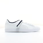 Puma Smash V2 White Leather Mens Lace Up Trainers 366912 02 - Size UK 5